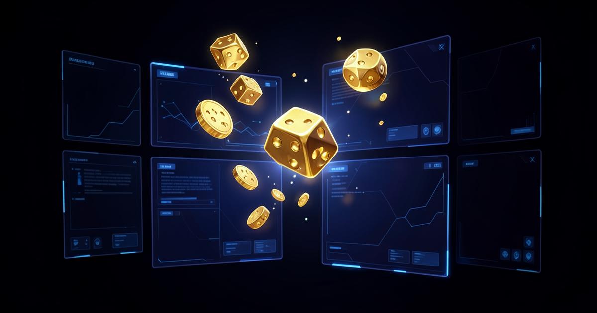 Dice and coins illustration for the Shree Win frequently asked questions guide